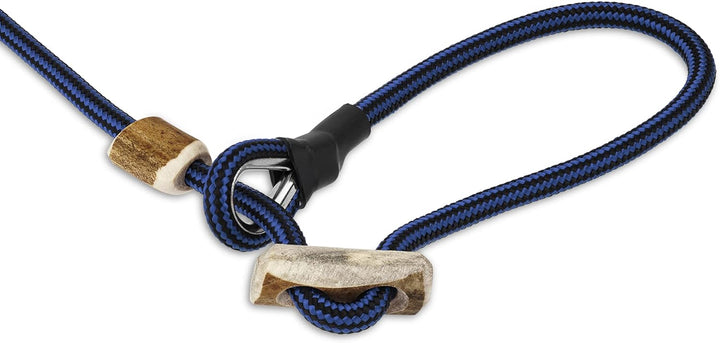Romneys Hundeleine mit Halsband 6mm | Moxonleine Retrieverleine Agilityleine | Mit Zugbegrenzung, Zu
