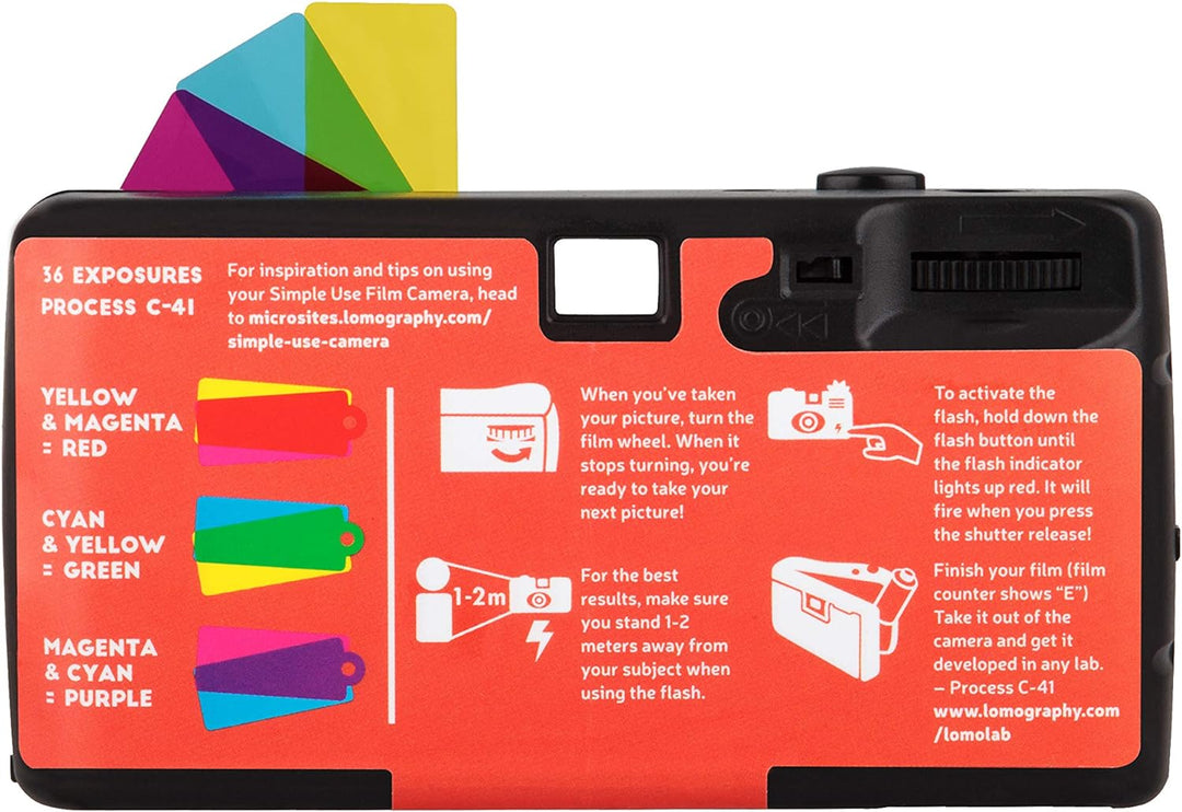 Lomography Simple Use Reloadable Film Camera Color Negative 400 Film