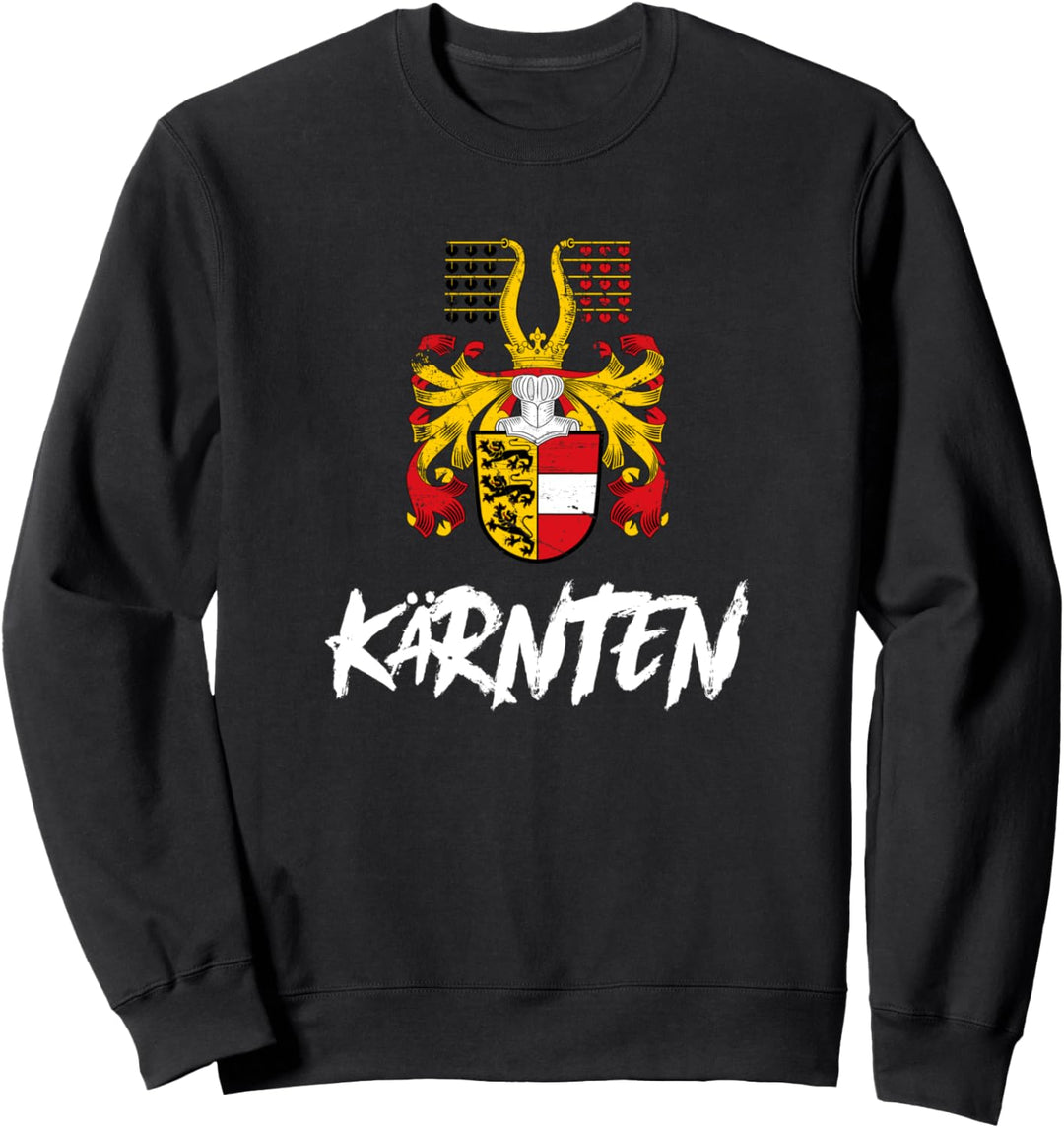 Kärnten Flagge Wappen Österreich Heimat Geschenk Sweatshirt