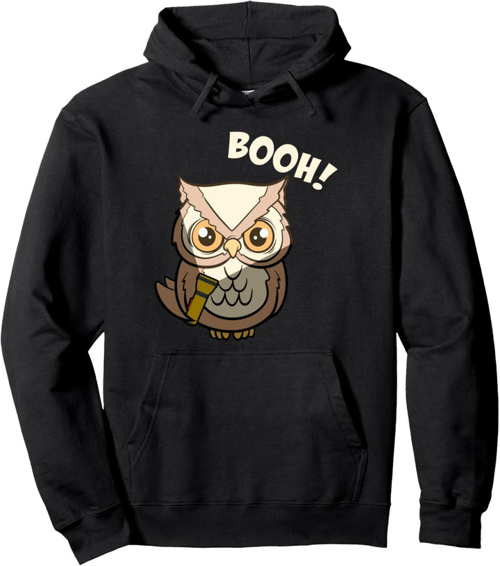 Eule mit Taschenlampe - Süsses Eulen Fun Vogel Eule Geschenk Pullover Hoodie