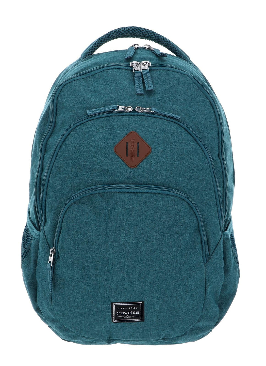 Travelite Handgepäck Rucksack, Laptop Rucksack 15,6 Zoll, BASICS, Daypack, Tagesrucksack mit vielen