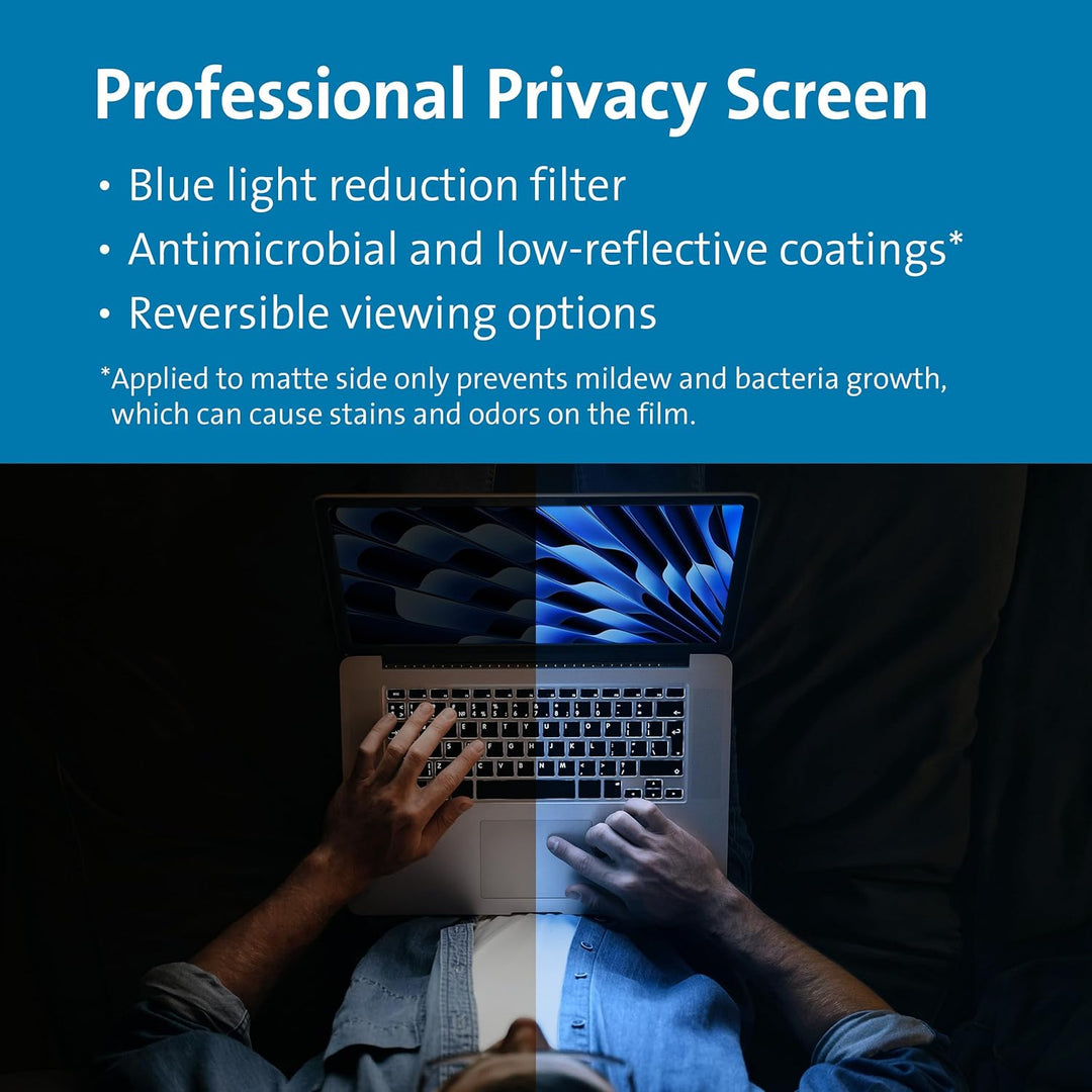 Kensington MagPro Elite Magnetische Sichtschutzfolie für MacBook Air 15" (M2, 2023), abnehmbare Blic