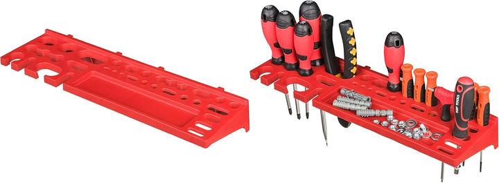Werkzeugwand Stapelboxen 1152 x 780 mm - Lagersystem SET Werkzeughaltern und 34 Stück Box - Wandrega