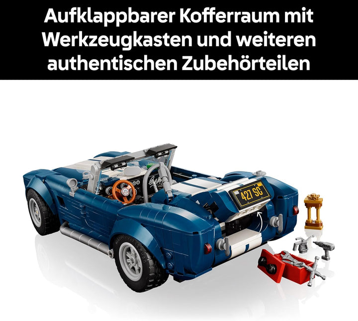 LEGO Shelby Cobra 427 S/C - LEGO 10357 inkl. bedruckter Fliese