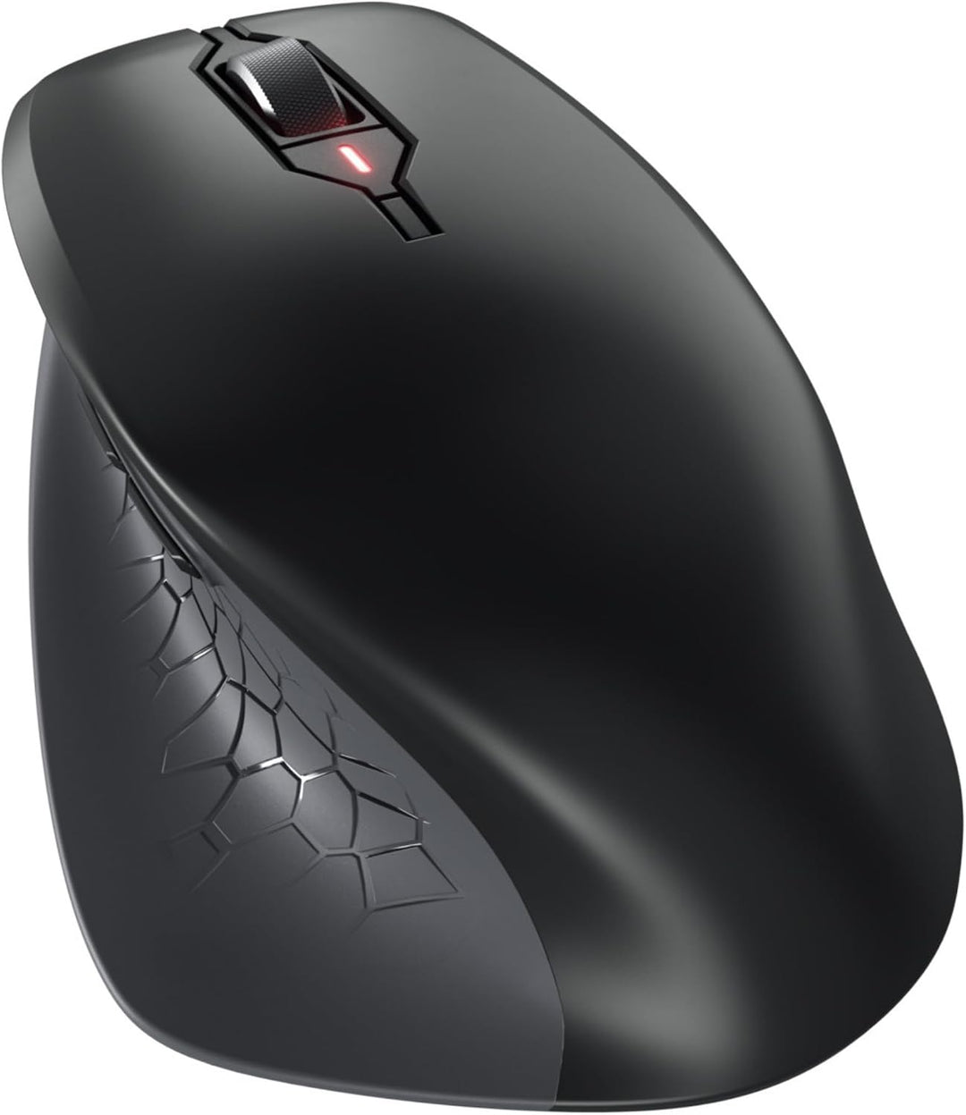 CHERRY STREAM MOUSE COMFORT, Kabellose Ergonomische Maus mit Gummierter Daumenauflage, Speziell für