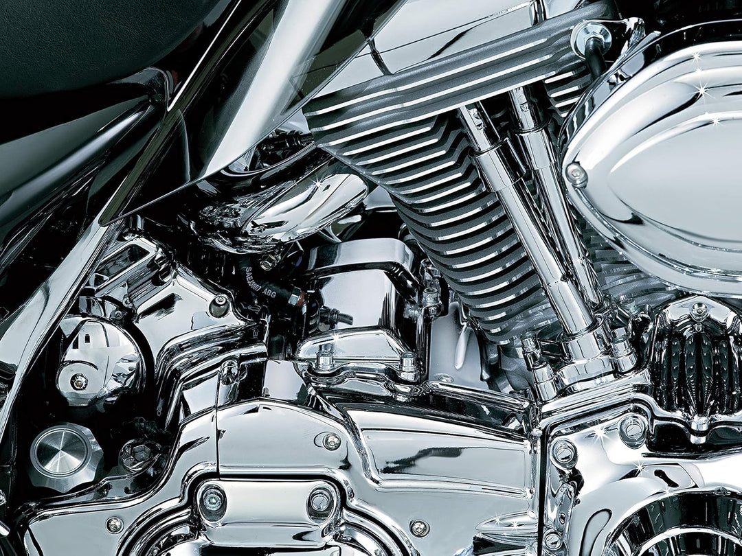 Kuryakyn 7846 Motorrad Motorzubehör: Starter Cover Accent für 1999-2006 Harley-Davidson Motorräder,