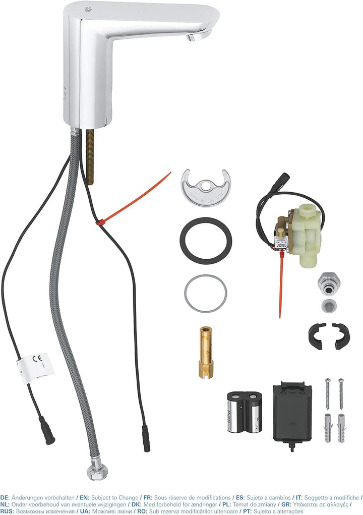 GROHE Euroeco CE - Infrarot-Elektronik für Waschtisch (wassersparend, Reinigungsmodus, langlebig), c