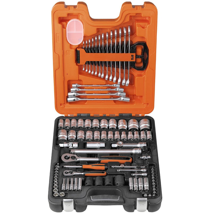 Neuer Bahco Belzer Steckschlüsselsatz 0,6 cm (0,25 Zoll) und 1,3 cm (0,5 Zoll) - 94 Teilig