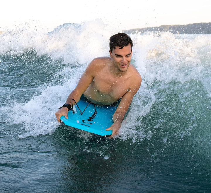 Mesle Bodyboard Kinder & Erwachsene Speed Skin mit Leash, Anfänger & Fortgeschrittene Surfbrett für