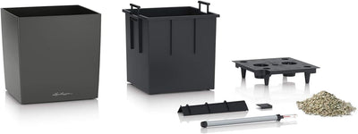LECHUZA CUBE Premium 40 schwarz hochglanz 16369 39x39x40 cm Schwarz Hochglanz, 39x39x40 cm Schwarz H