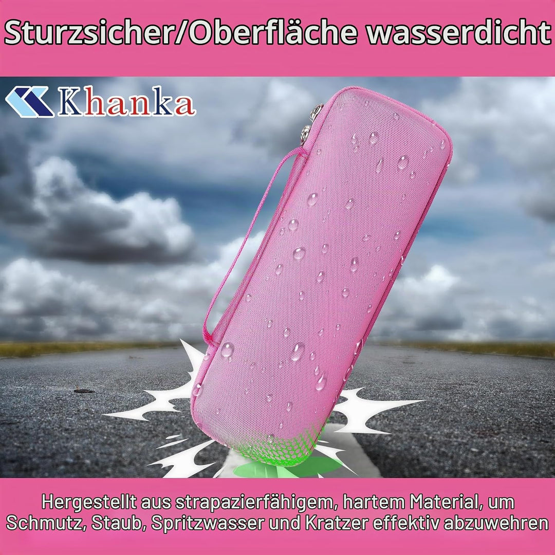 Khanka für JBL Flip 7 / Flip 6 wasserdichte tragbare Bluetooth-Lautsprecher Hartschalen-Reise-Aufbew