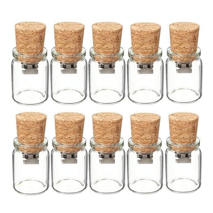 Anloter USB-Stick, 512 MB, süsses Flasche, Drift Jar USB-Memorystick, transparentes Glas, Daumenlauf