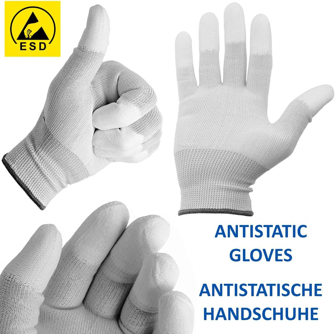 Minadax 40 x 30cm Antistatik ESD Computer Matte Tischmatte „Premiumqualität“ inkl. Manschette + 2,4m