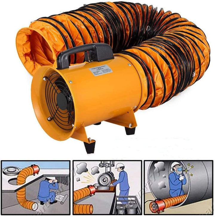 bimiti PVC Warmluftschlauch Lufttransportschlauch Flexible Lüftungsschlauch 300mm Durchmesser 5m Län
