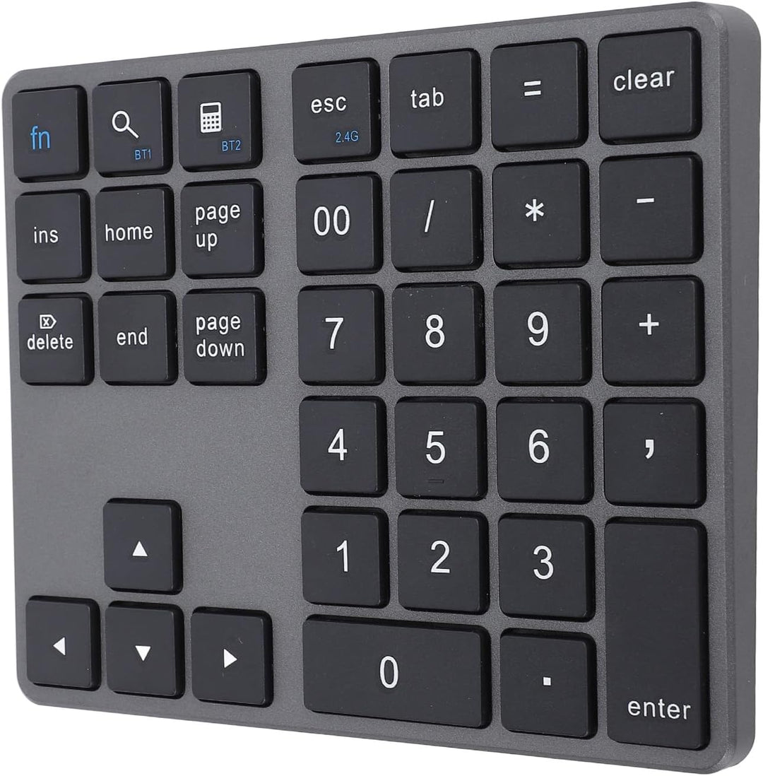 Annadue Bluetooth Nummernblock, Ultradünner, Ergonomischer, Tragbarer, Kabelloser Nummernblock, 35 T