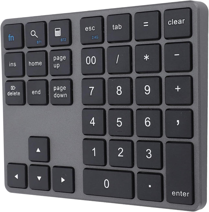 Annadue Bluetooth Nummernblock, Ultradünner, Ergonomischer, Tragbarer, Kabelloser Nummernblock, 35 T