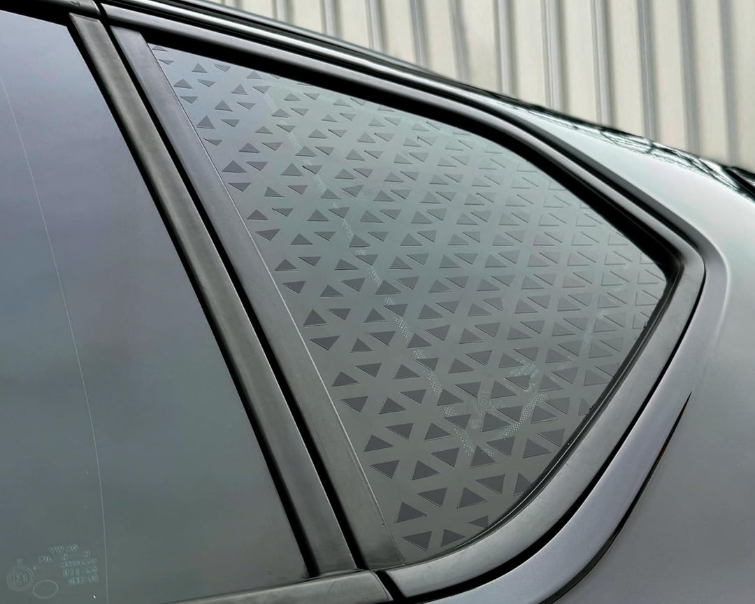 FOLIATEC Scheiben Sticker Vector Auto Aufkleber, schwarz glänzend, 45 x 40 cm Schwarz Glänzend Vecto