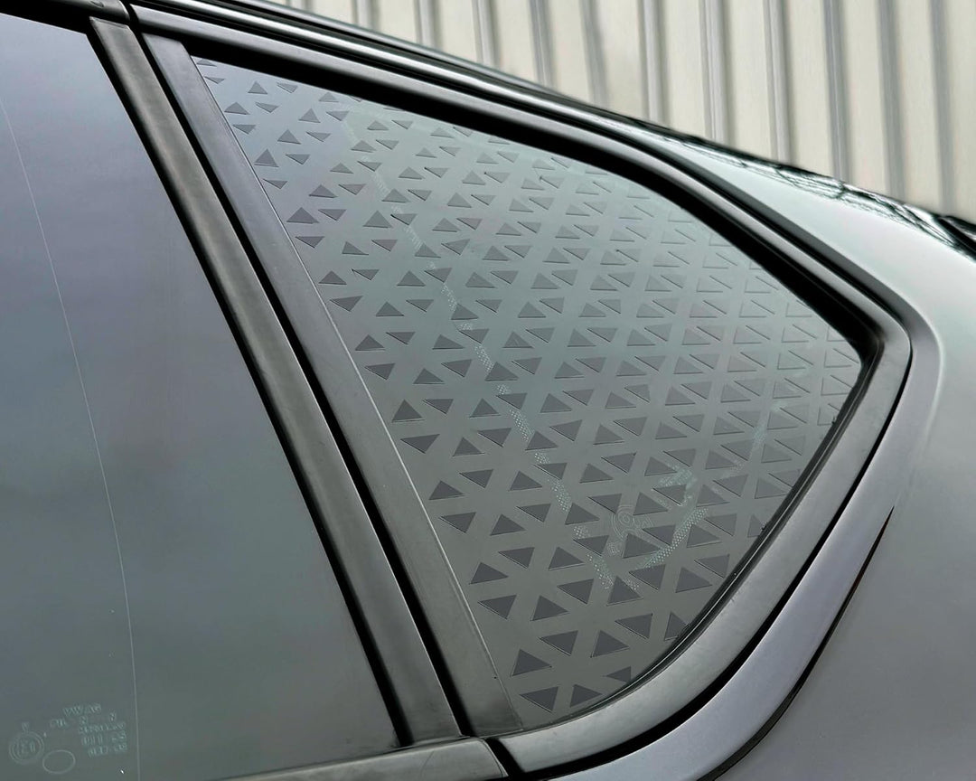 FOLIATEC Scheiben Sticker Vector Auto Aufkleber, schwarz matt, 45 x 40 cm Schwarz Matt Vector, Schwa