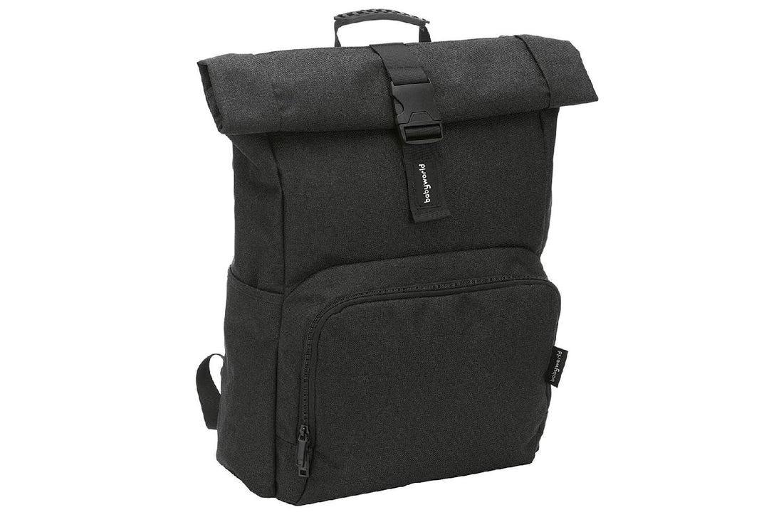 BABYWORLD Wickelrucksack Rolltop Tokio Schwarz