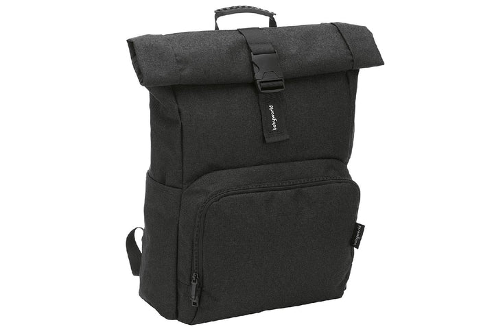 BABYWORLD Wickelrucksack Rolltop Tokio Schwarz