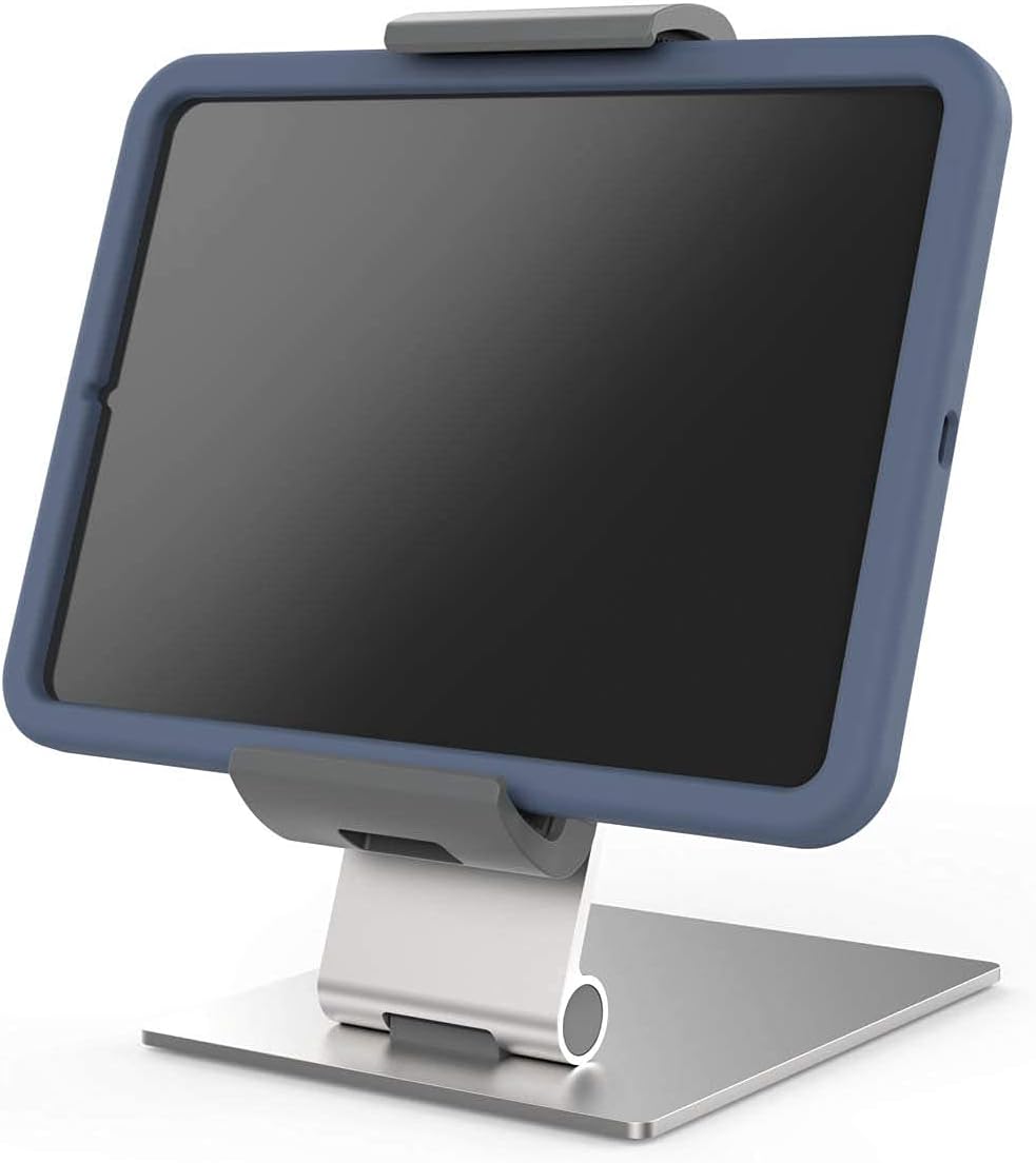 Durable Tablet Tischhalterung für Tablets mit Hülle 7-13 Zoll, 360° drehbar, silber/anthrazit, 89372