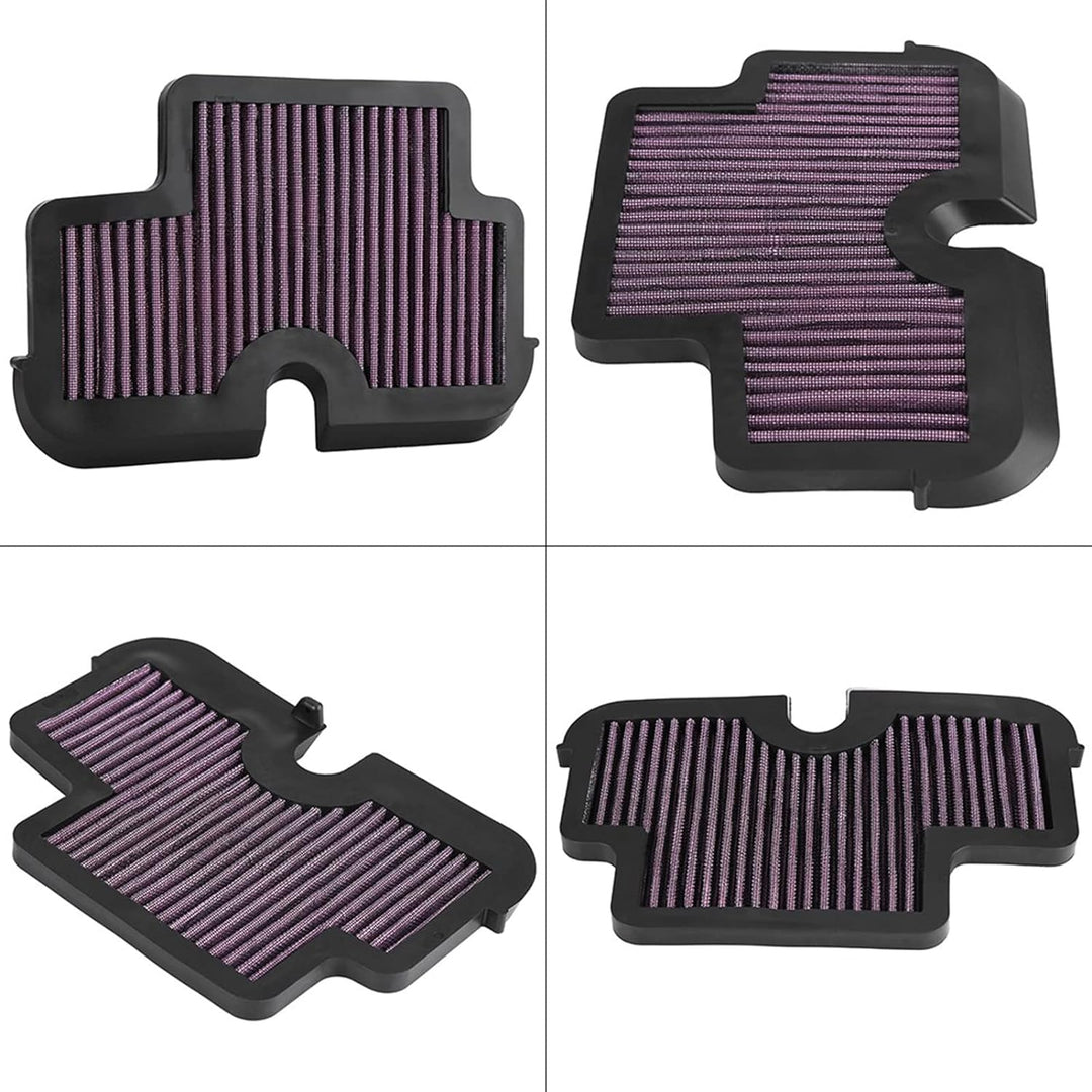 Motorrad Luftfilter, Fydun High F-low Luftfilter Ansaugfilter Ersatz für ER6F ER6N 2009-2011