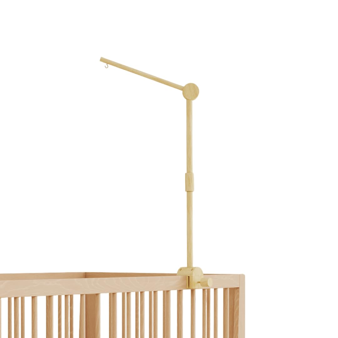 Lanttoe Baby Mobile Halterung Holz für Babybett Kinderbett Mobile Halterung Pro mit DIY-Zubehör, Mob