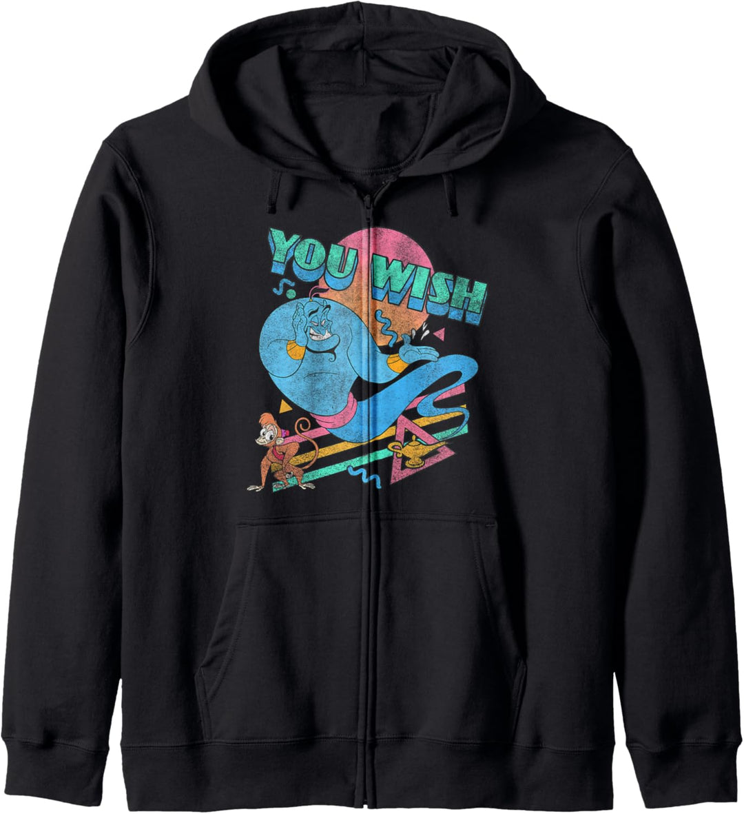 Disney Prinzessin Genie Abu You Wish Eighties Symbole Kapuzenjacke
