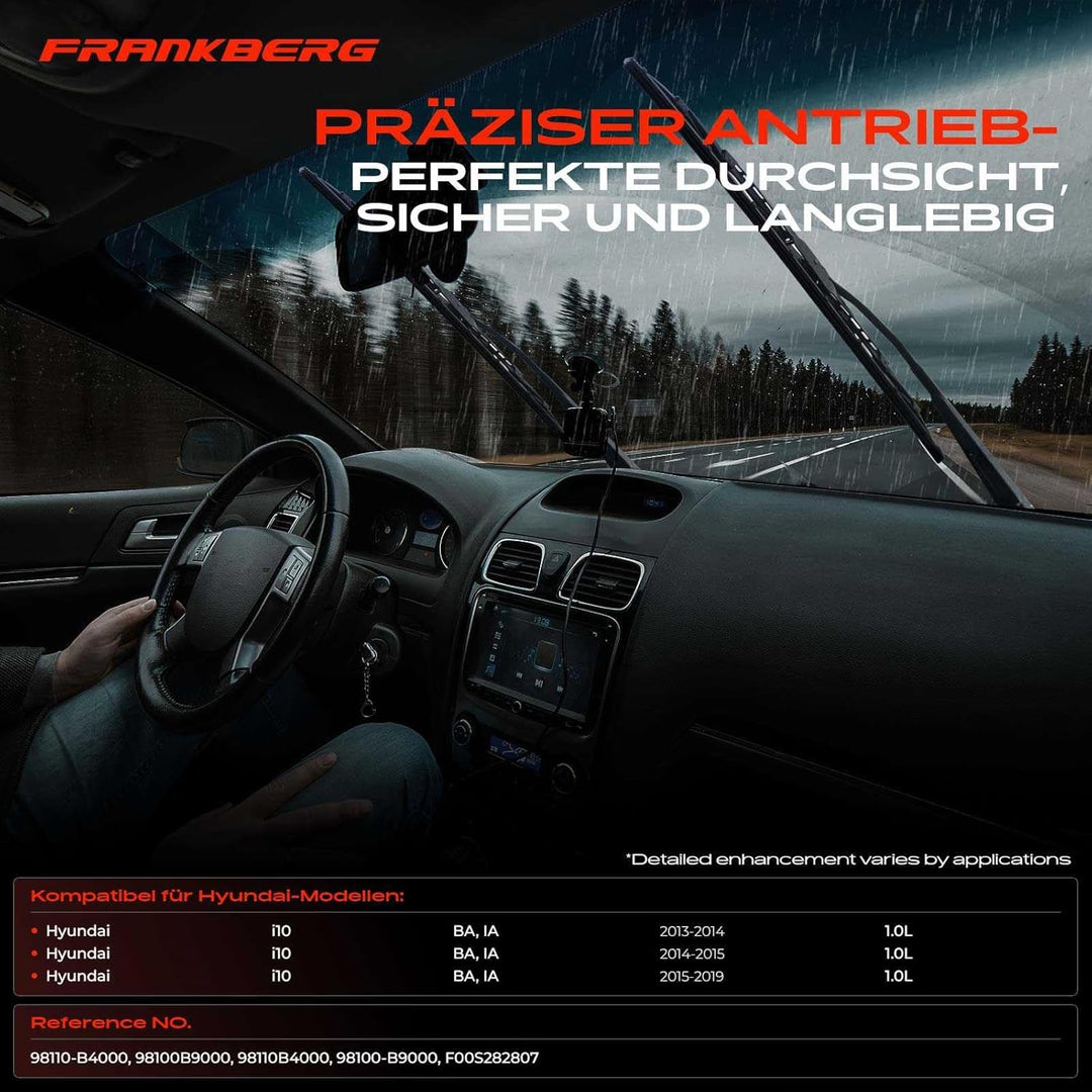 Frankberg 1x Wischermotor Scheibenwischermotor 12V 5-Polig Vorne Links oder Rechts Kompatibel mit i1