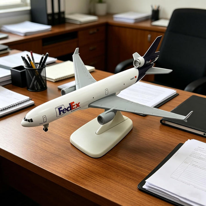 TECKEEN Alloy MD-11 Airlines Aircraft 1:400 Simulation Science Exhibition Model Display Model