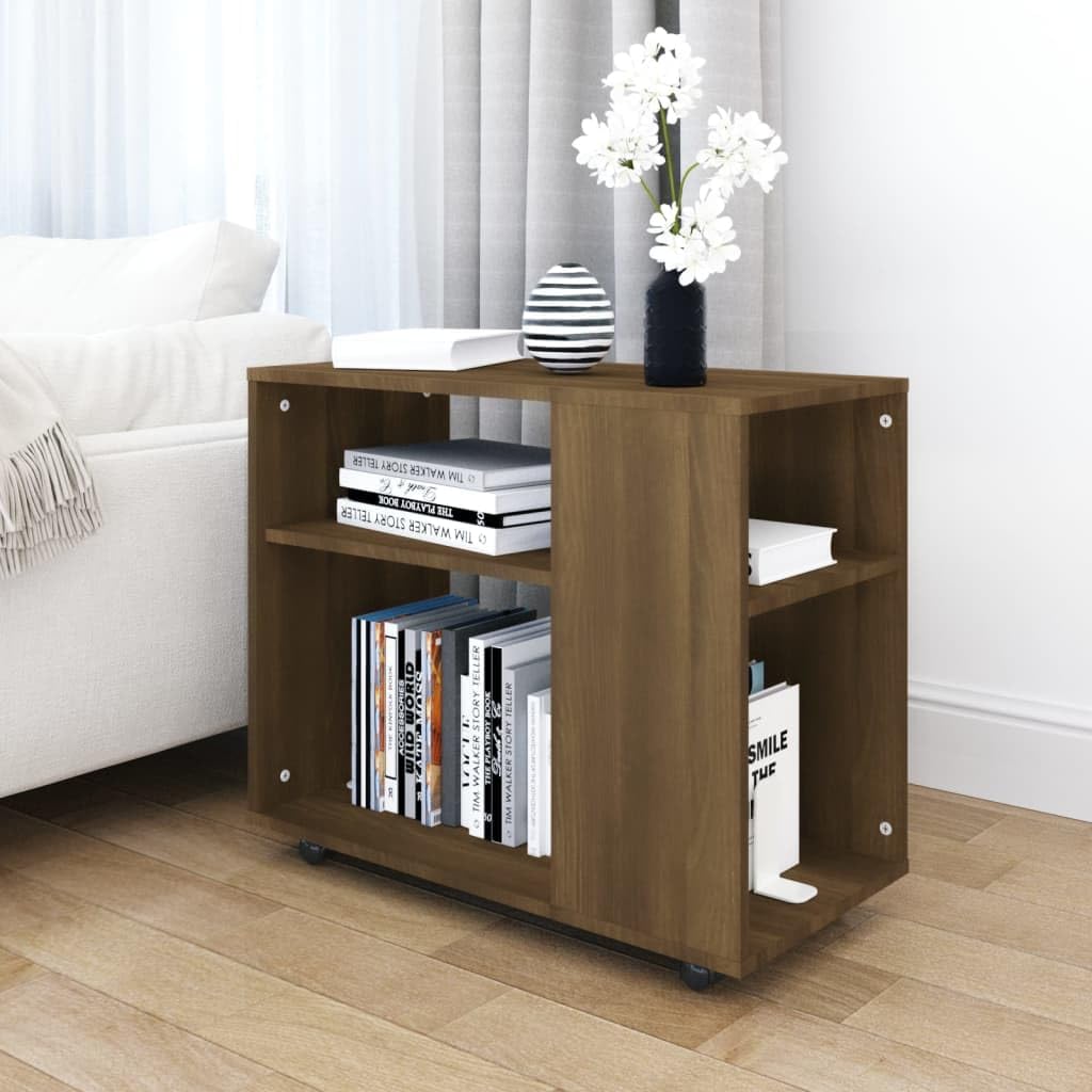 vidaXL Beistelltisch Couchtisch Kaffeetisch Wohnzimmertisch Sofatisch Telefontisch Tisch Braun Eiche