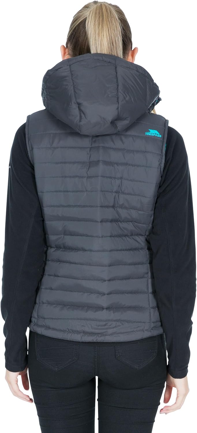 Trespass Damen Aretha Warme Gepolsterte Jacke Mit Abnehmbarer Kapuze (1er Pack) XXS Carbon, XXS Carb