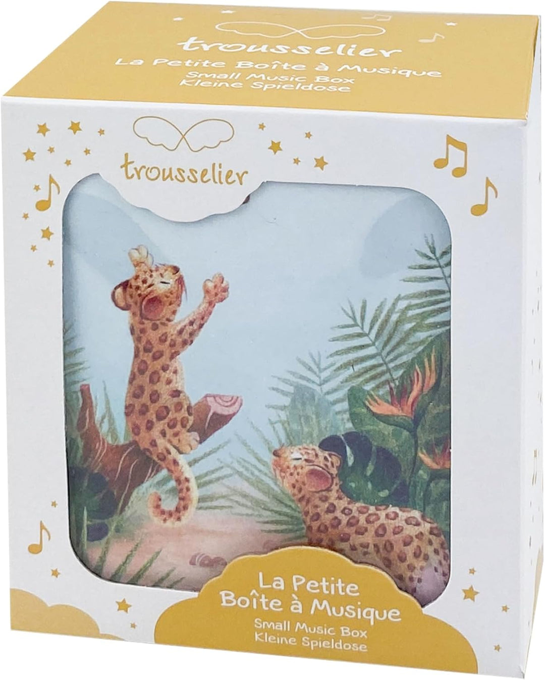 Trousselier - Savanne - Schatzkiste & Musikschmuckdose - Spieluhr - Ideales Kindergeschenk - Musik T