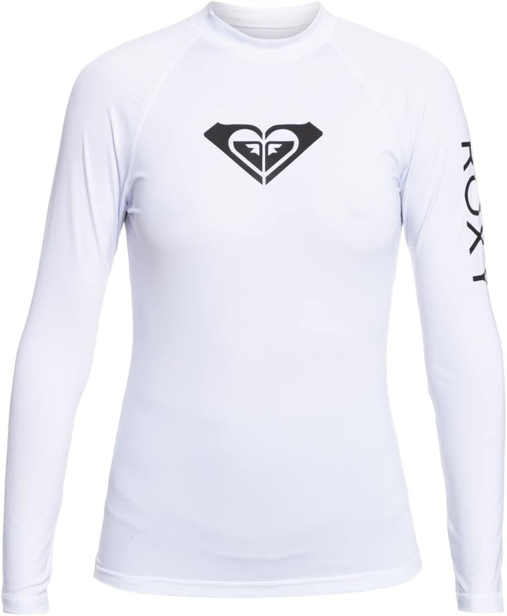 Roxy Damen Whole Hearted Rash-Guard-Shirt (1er Pack) XXL Bright White, XXL Bright White