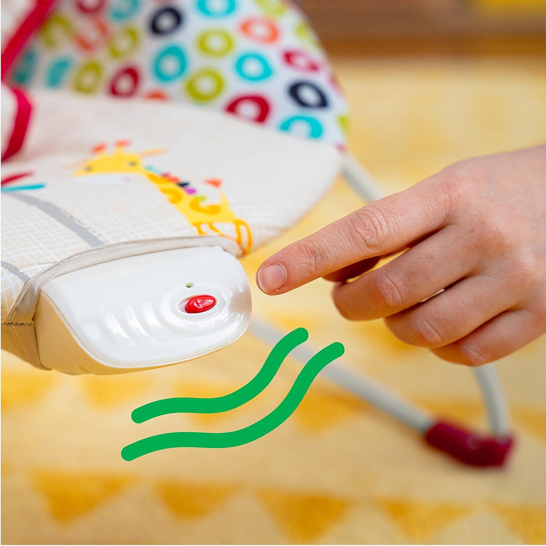 Bright Starts, Babywippe, Playful Pinwheels mit Vibrationen, abnehmbarem Spielbogen und interaktiven