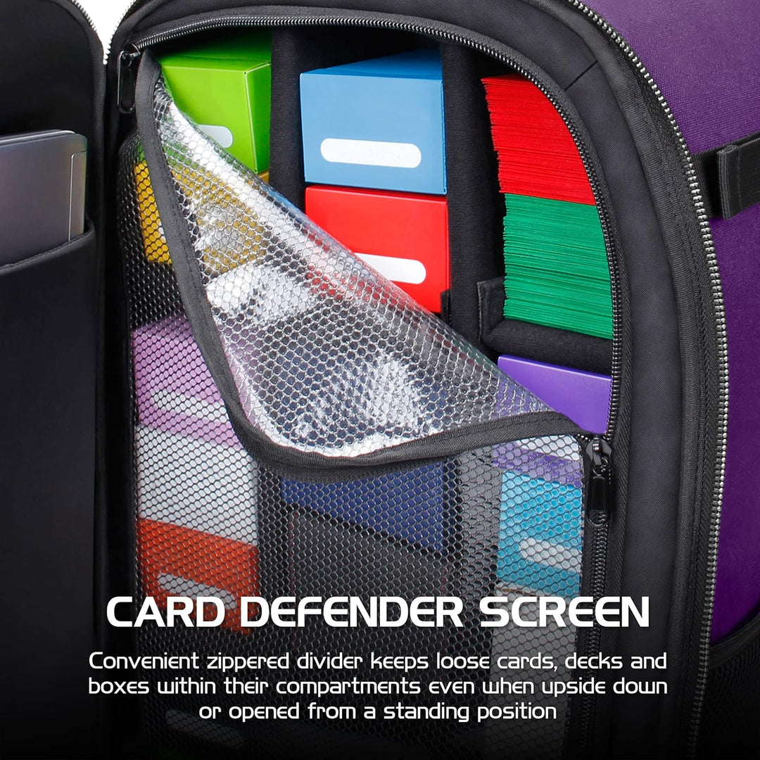 ENHANCE MTG-Rucksack - Sammleredition TCG-Rucksack für Deckboxen, gesleevte Karten, Spielmatten, MTG