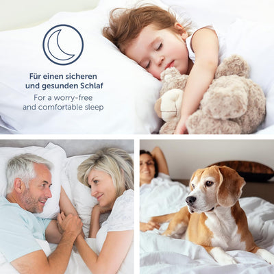 Blumtal® Inkontinenzunterlage waschbar 75x90 cm - Betteinlage für Babys - OEKO-TEX zertifizierte Ink