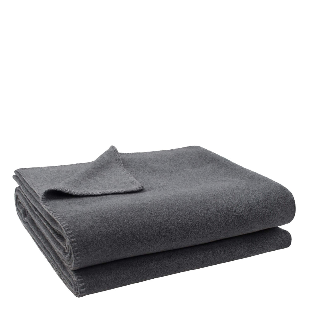 Soft-Fleece-Decke – Polarfleece-Decke mit Häkelstich – flauschige Kuscheldecke – 220x240 cm – 940 me