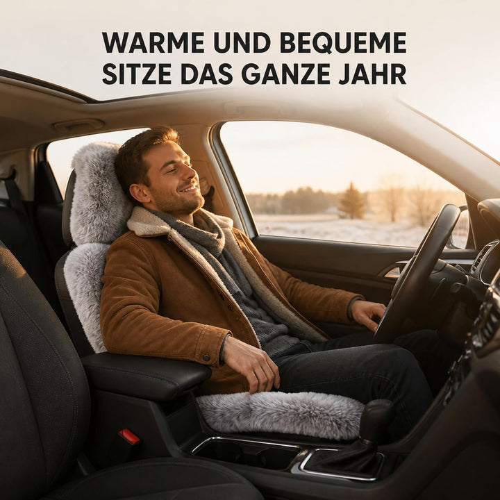 Leibersperger Hochwertige Autofell Sitzauflage Stoffsitz – Geeignet für Jede Jahreszeit - Besonders