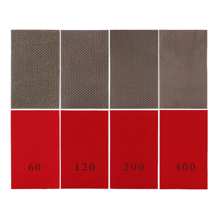 Diamant Schleifpapier galvanisiert Polierblatt Schleifpapier Körnung 200 Ersatz Schleifmittel 200#-2