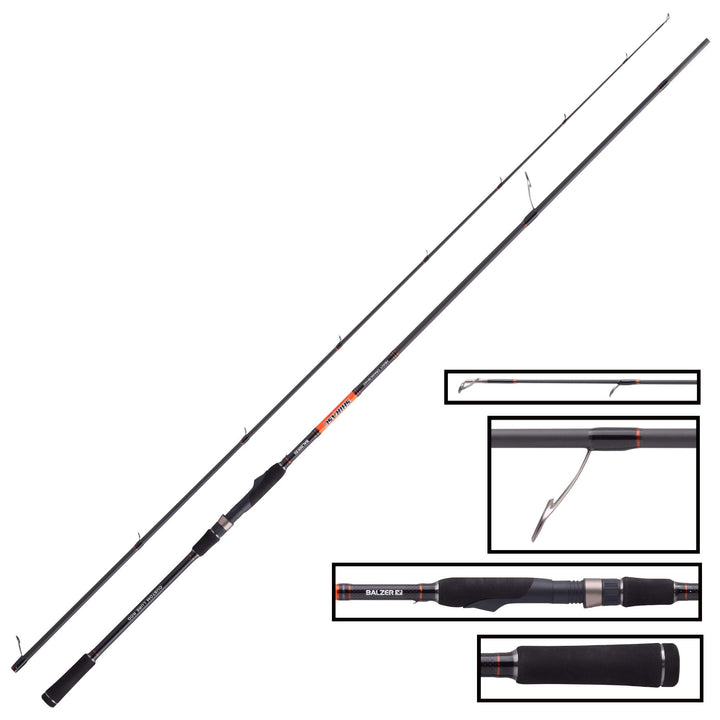 Balzer Shirasu Heavy Crank Shad 2,74m 28-77g - Spinnrute für Hechte & Zander, Raubfischrute für Wobb