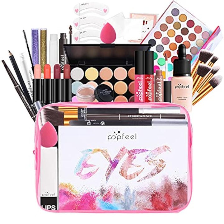 FantasyDay 5St Schmink Set Pflegeset Make-up Kit Kosmetik Set Weihnachten Makeup Schminkoffer Beauty
