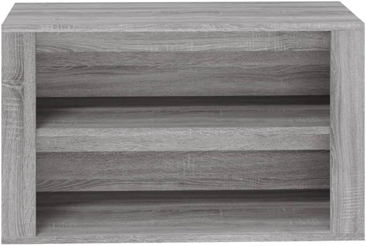 Schuhregal Grau Sonoma 75x35x45 cm Holzwerkstoff Schuhorganizer Schuhaufbewahrung Schuhschrank Holz