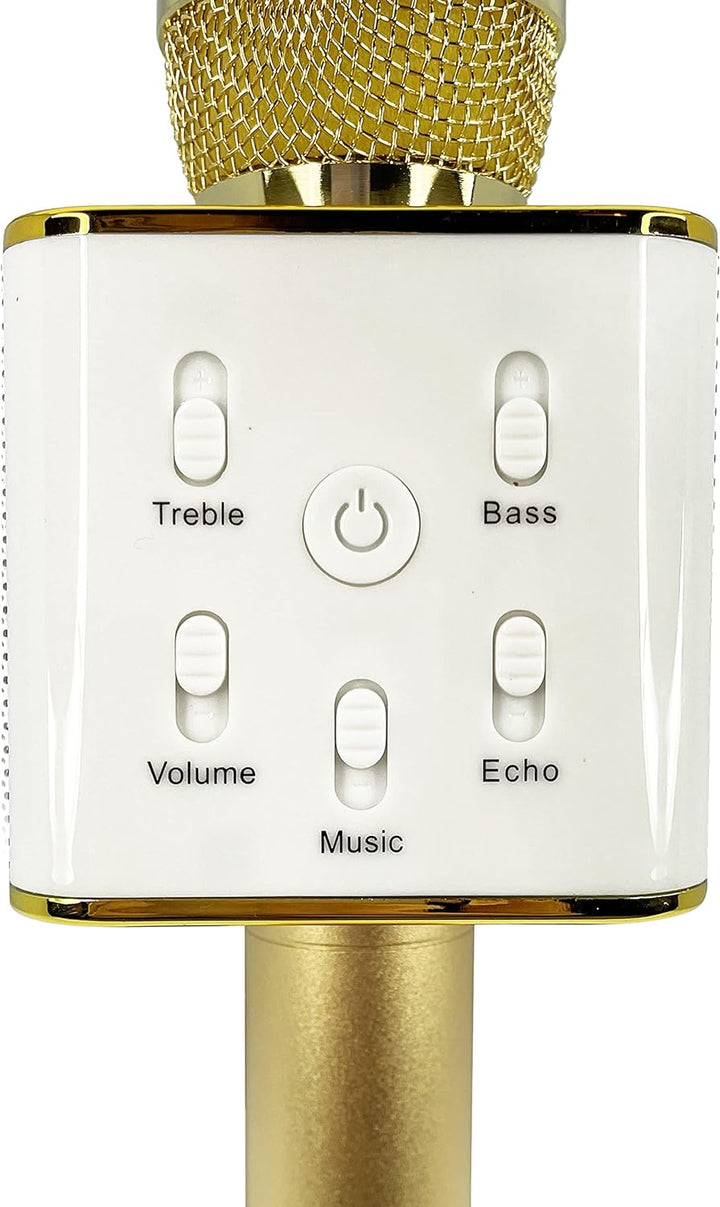 OTL Technologies Rainbow High Wireless Bluetooth Karaoke Microphone in Gold