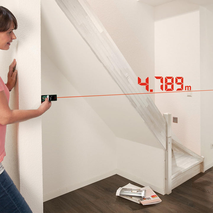 Bosch Laserentfernungsmesser UniversalDistance 40 C (Distanz bis 40m präzise messen, Bluetooth-Konne