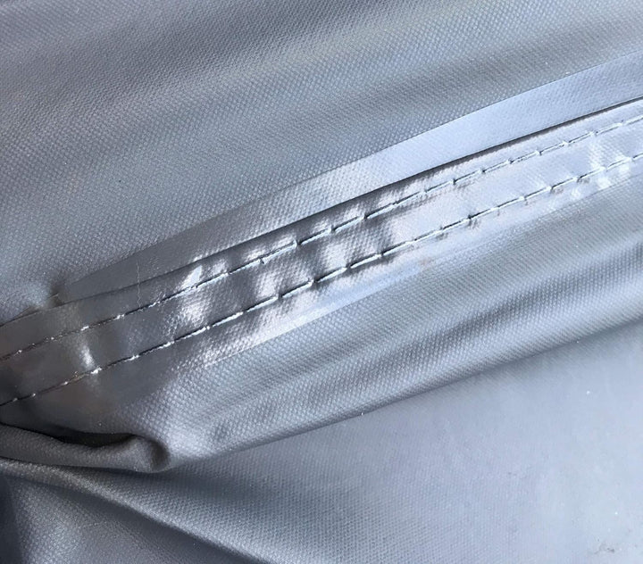 QUICK STAR Gitterbox Abdeckung 125x85x50cm Grau Schutzhaube Abdeckplane Staubschutz Palettenmöbel