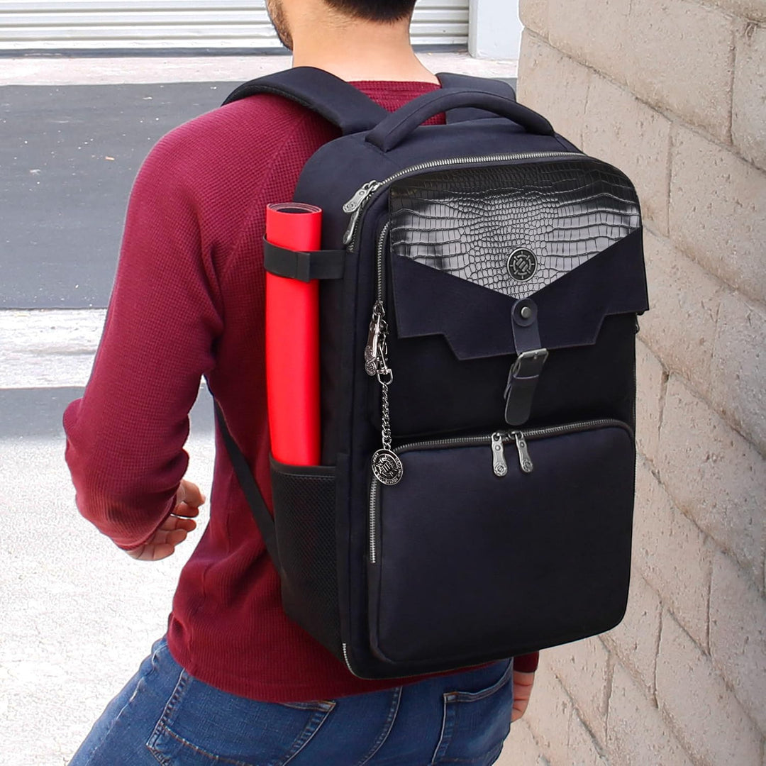 ENHANCE MTG-Rucksack - Sammleredition TCG-Rucksack für Deckboxen, gesleevte Karten, Spielmatten, MTG
