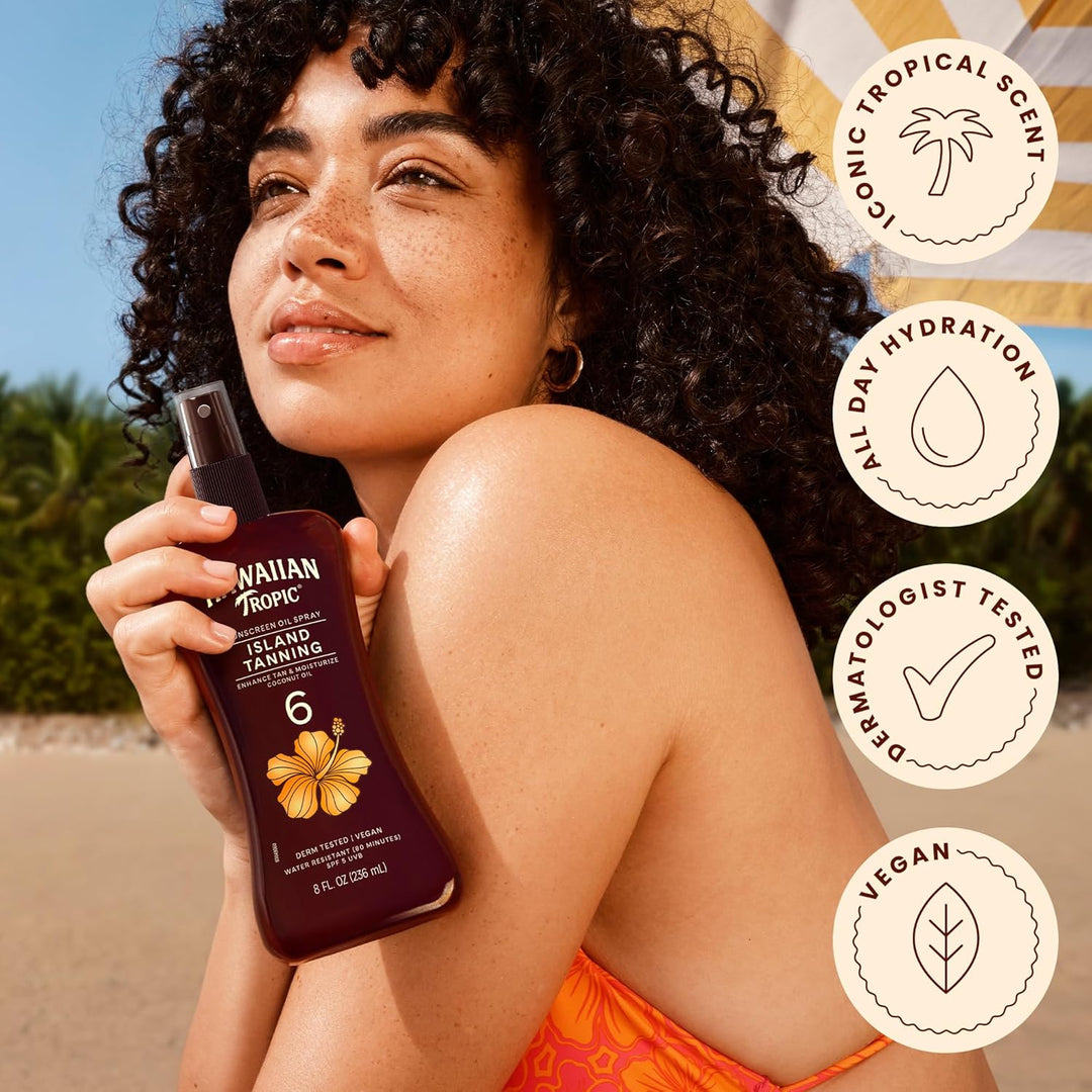 Hawaiian Tropic Dark Tanning Oil SPF#6 Pump (Körpersonnenschutz)