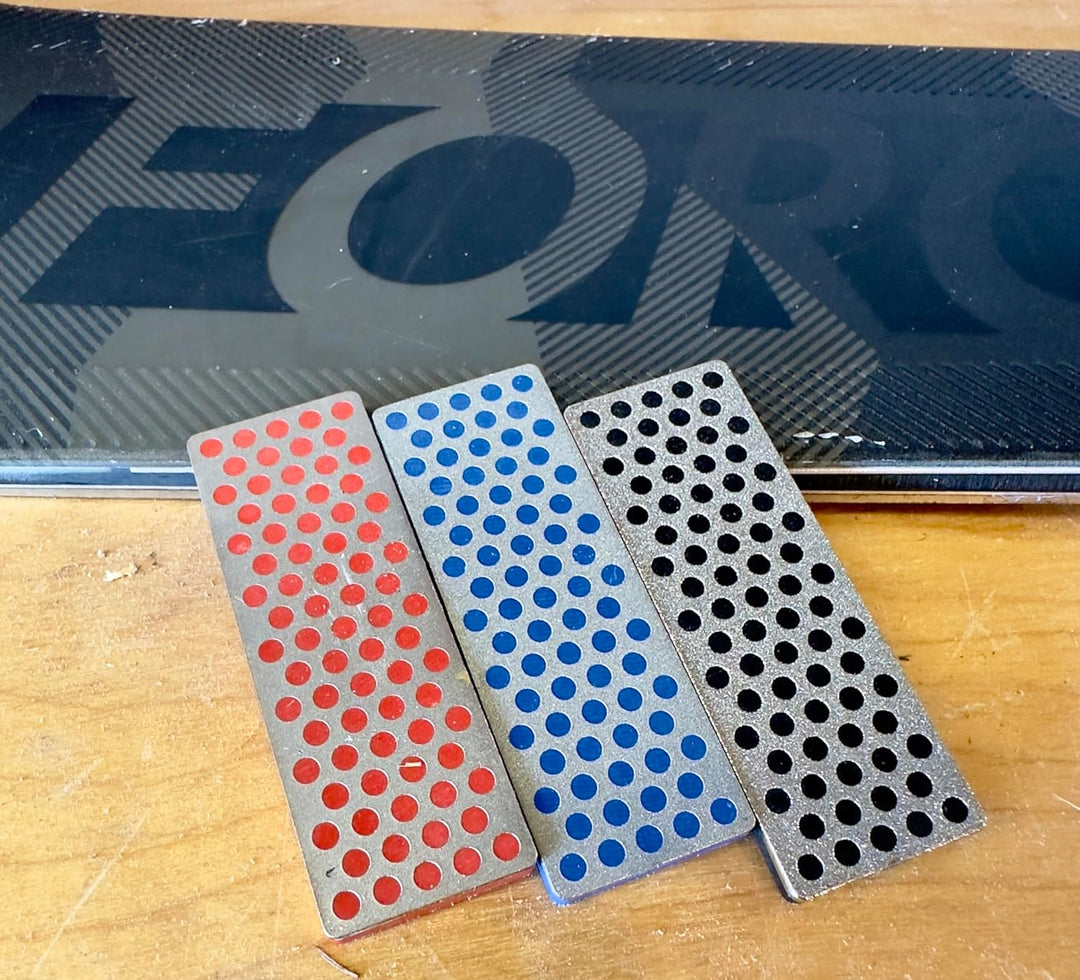 DMT Mini Diamant Ski und Snowboard Abziehstein, 70 mm, Set mit 3 Stück, WS7K