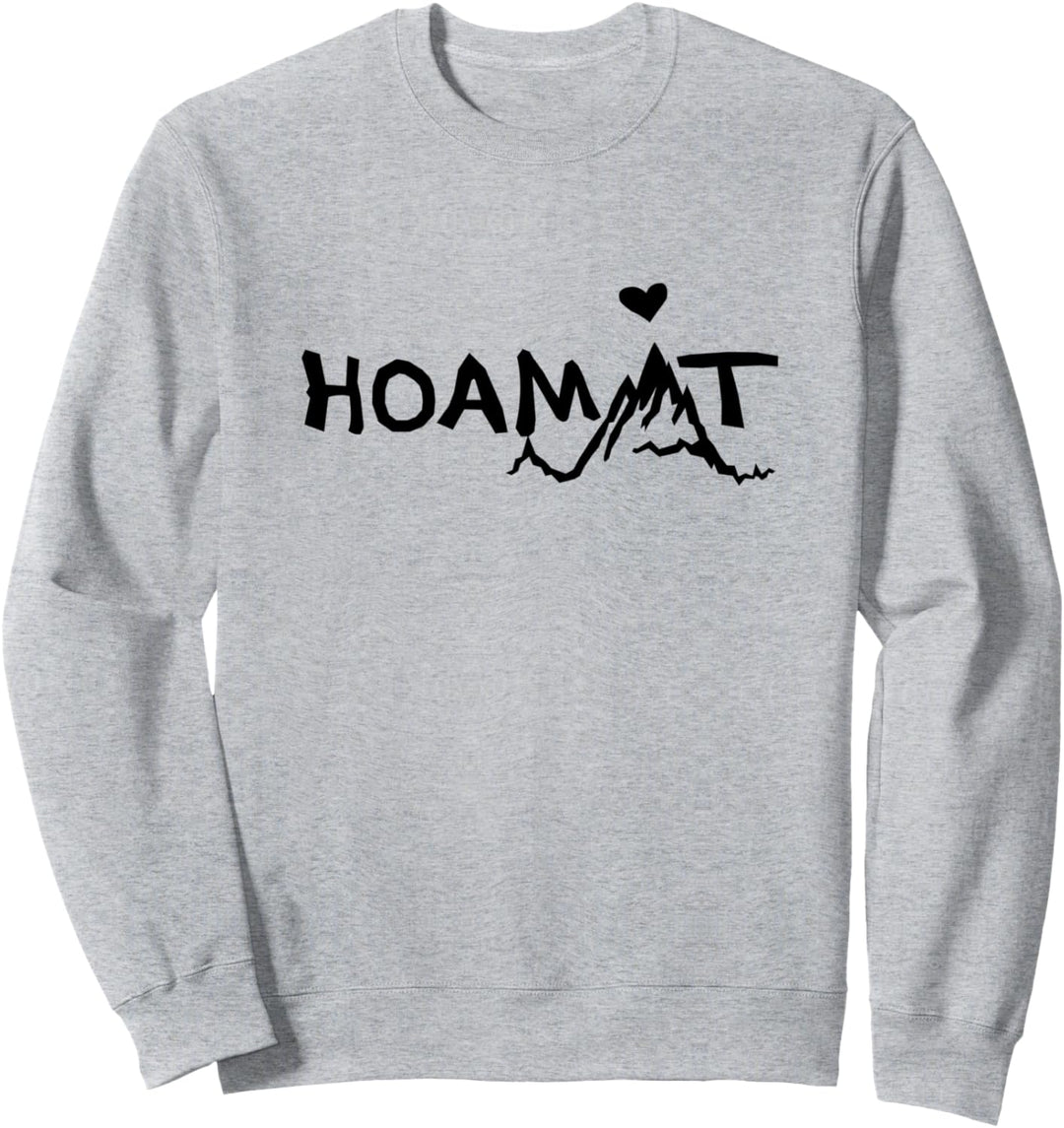 Alpenherz HOAMAT Berg Herz Outdoor Trekking Bayerische Alpen Sweatshirt